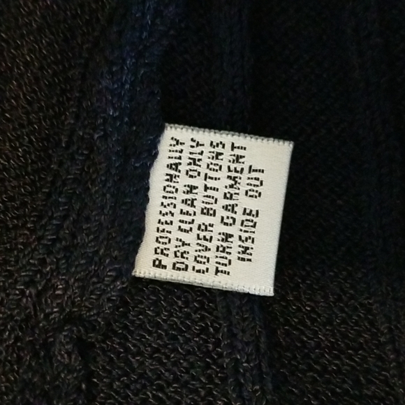 Vintage St. John by Marie Gray Navy  Santana with Cream Trim Jacket Size  P - Picture 8 of 8